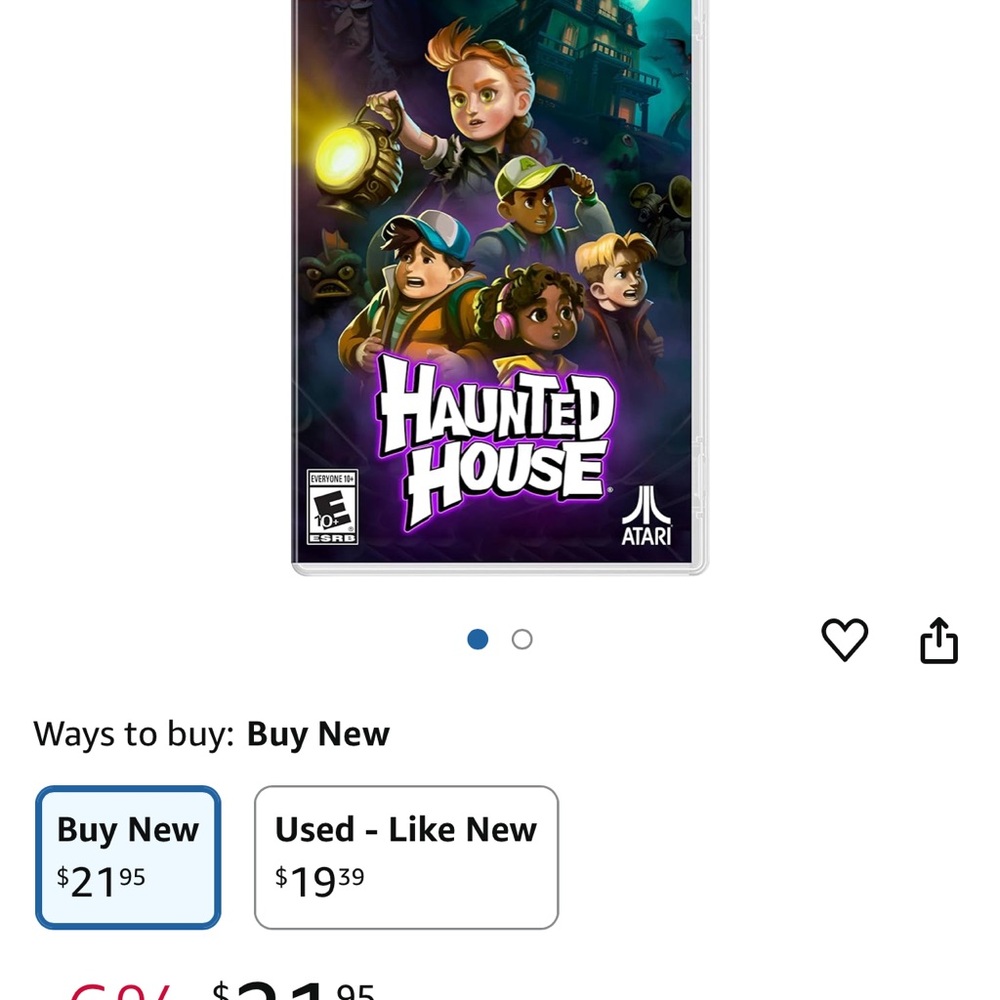Nintendo switch- haunted house